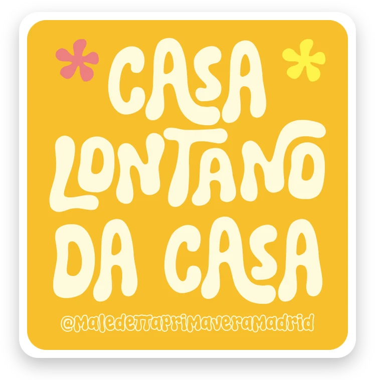 Adesivo: Casa lontano da casa