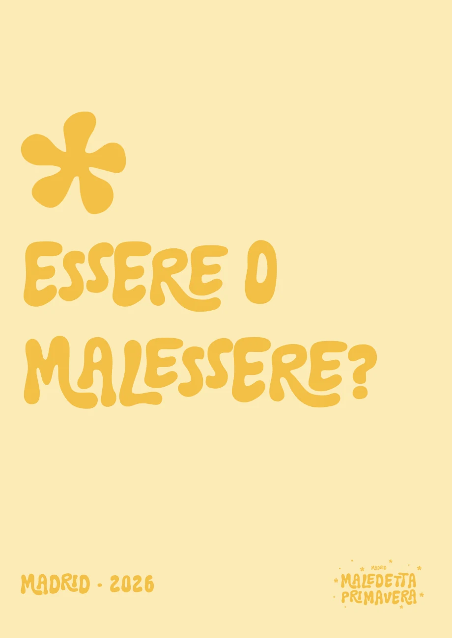 Poster: Essere o malessere?
